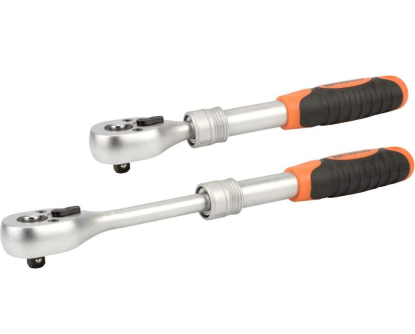 Трещотка 1/2″ телескопическая 320-460 мм TREK