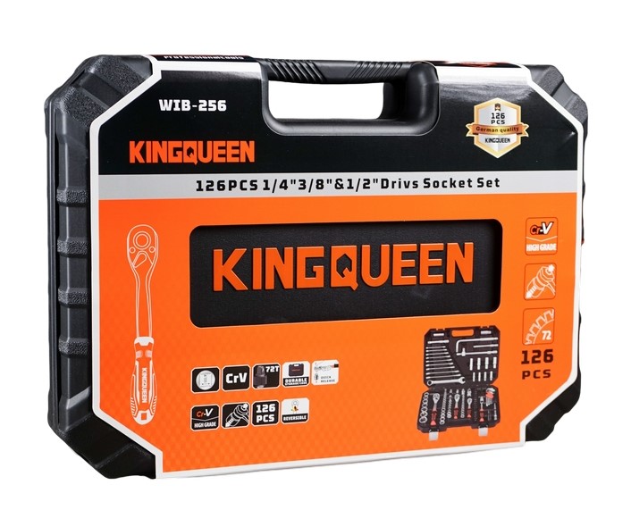 Набор инструментов KINGQUEEN 126 Предметов, 72 зуба (Матовый) — изображение 3