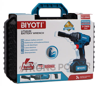 Гайковерт BIYOTI АКБ 600 N/m 1/2 — изображение 6