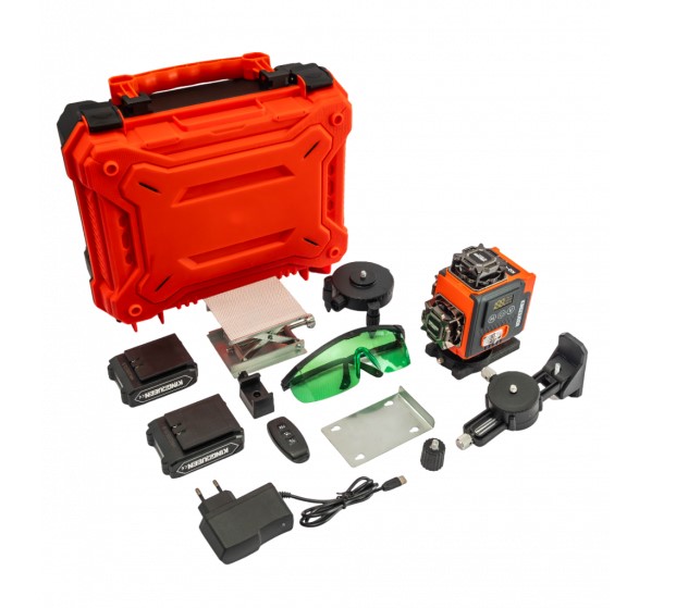 Лазерный уровень KINGQUEEN 16 линий (зеленый луч) — изображение 4