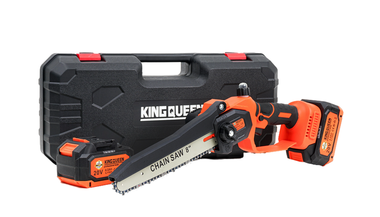 Пила цепная компактная 8 дюймов KINGQUEEN АКБ KQ-208