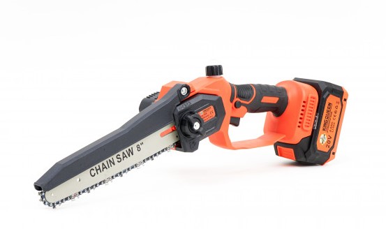 Пила цепная компактная 8 дюймов KINGQUEEN АКБ KQ-208 — изображение 4