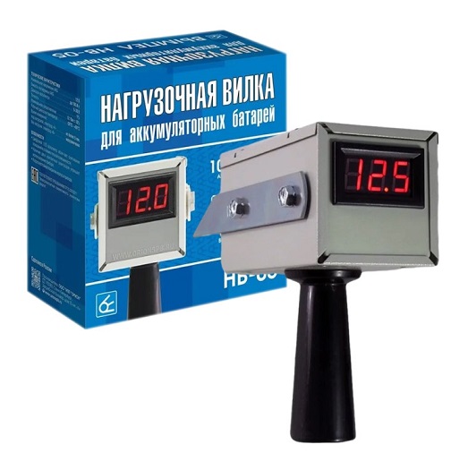 Нагрузочная вилка НВ-05 (190А, 12V, цифровой вольтмерт)