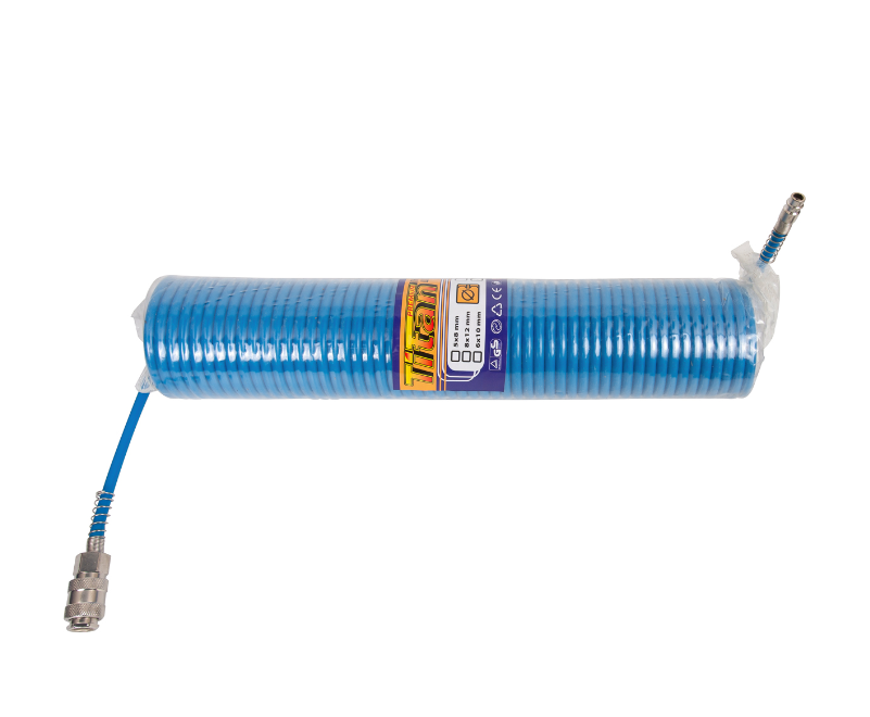 Шланг для краскопульта PU 10м 5x8 синий