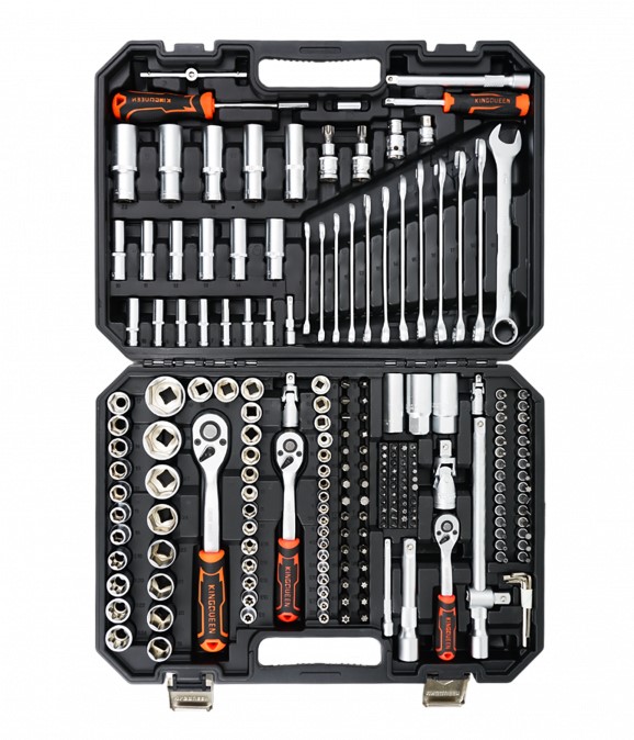 Набор инструментов KINGQUEEN 219 Предметов, 72 зуба (Матовый)