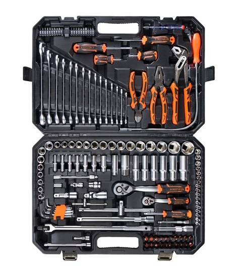 Набор инструментов KINGQUEEN 145 Предметов, 72 зуба (Матовый)