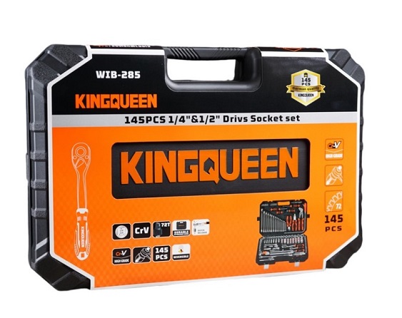 Набор инструментов KINGQUEEN 145 Предметов, 72 зуба (Матовый) — изображение 3