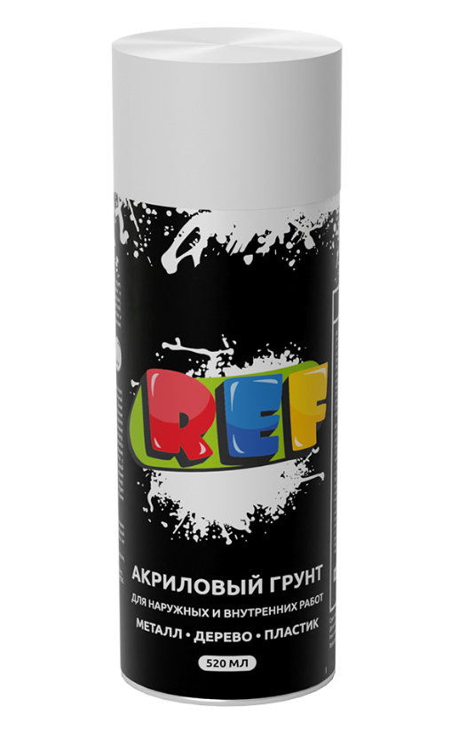REF Аэрозольный грунт белый (520мл)