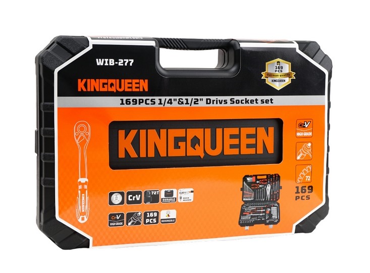 Набор инструментов KINGQUEEN 169 Предметов, 72 зуба (Матовый) — изображение 3