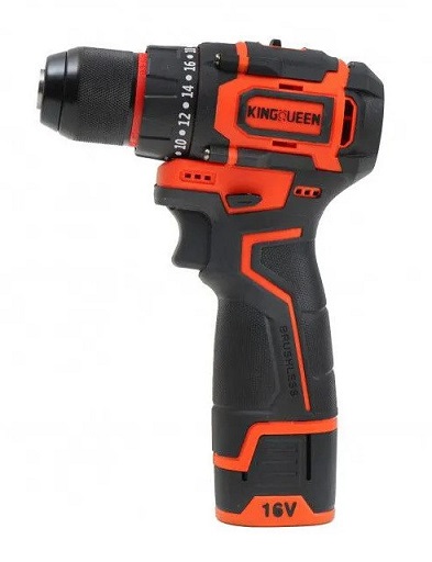 Шуруповерт KINGQUEEN 16.8В, бесщеточный, патрон 10мм, KQ-8168 — изображение 4