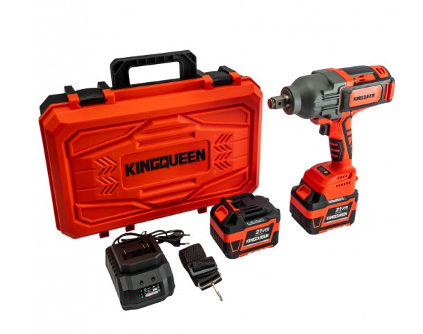 Гайковерт бесщеточный KINGQUEEN 2 АКБ 21В, 2200 N/m, 3/4, KQ-289